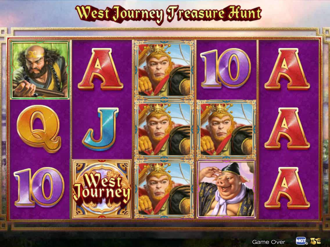 West Journey Slot Machine Game