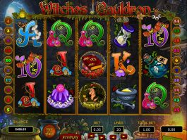 Slot machine Witches Cauldron for fun