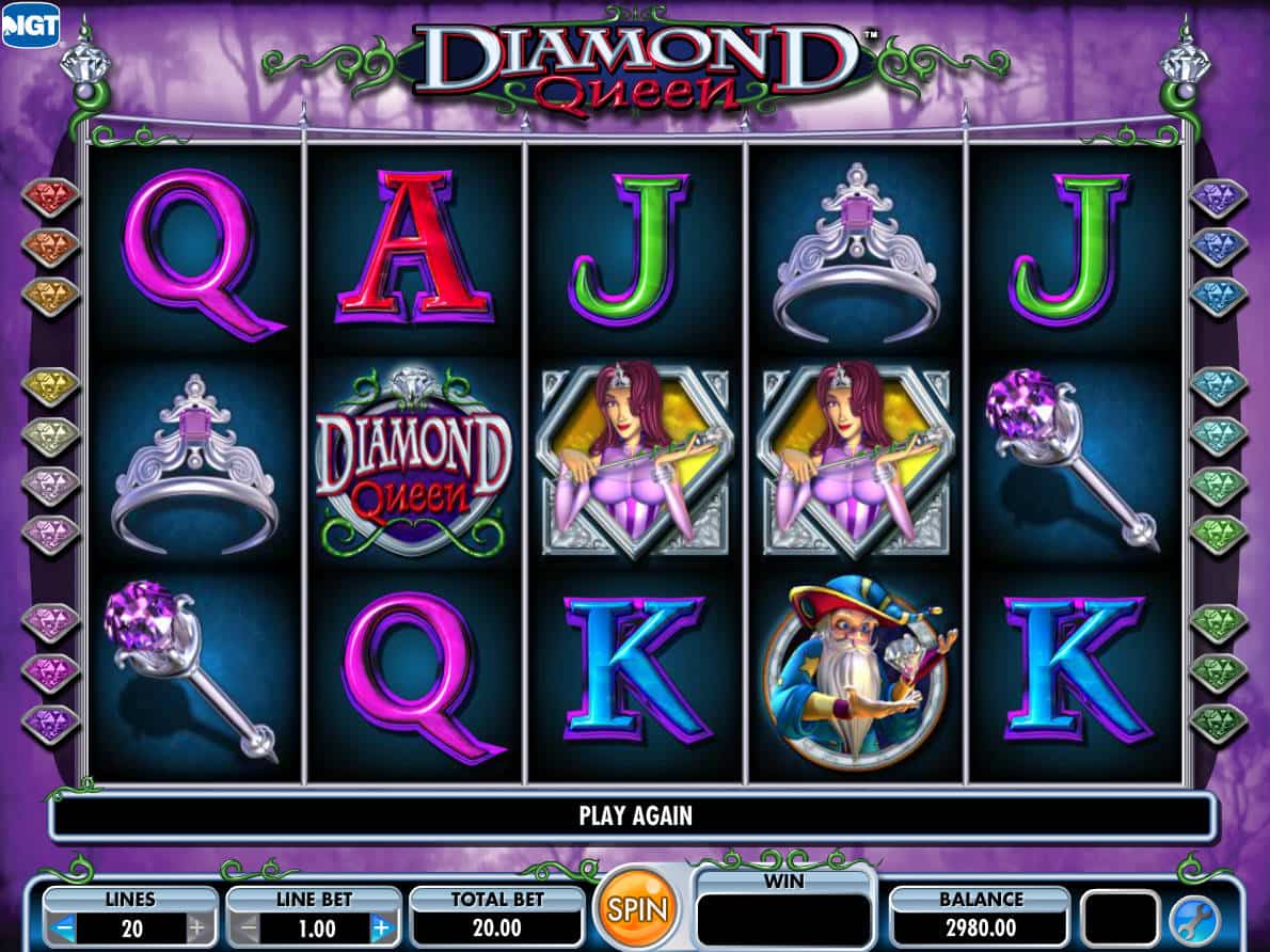 Msn demo diamond queen igt slot game play