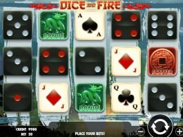 Online casino game Dice and Fire