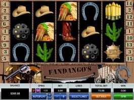 Fandango's online free casino game