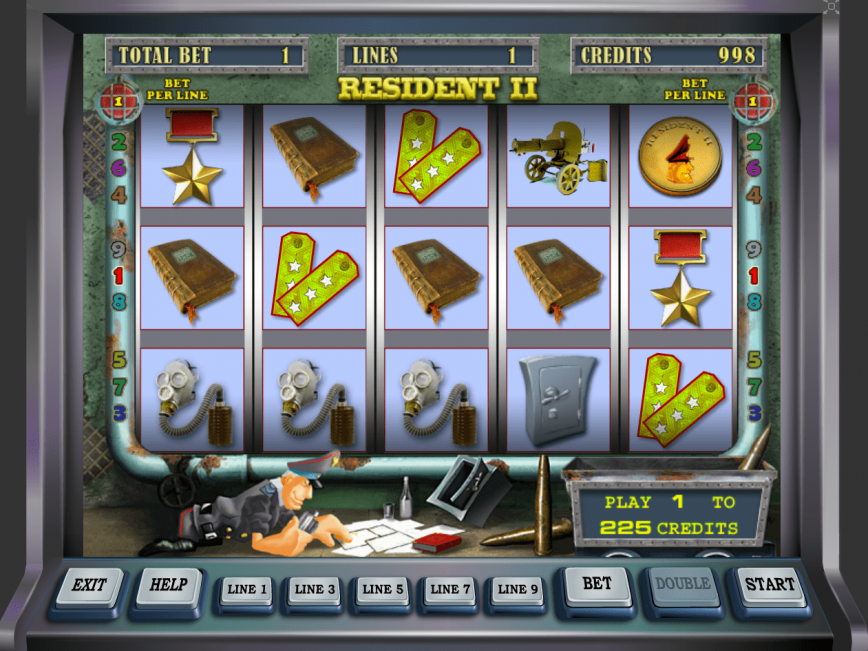 Play online casino game Resident II