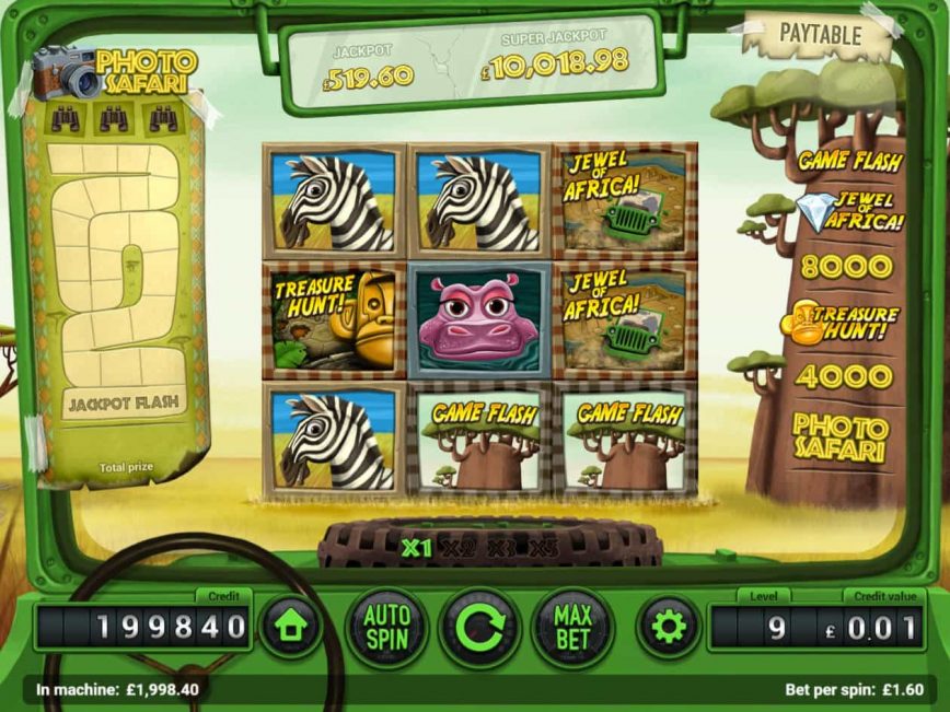 Safari online slot machine for free
