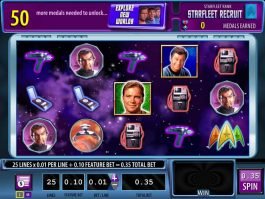 Spin free slot machine Star Trek - Red Alert