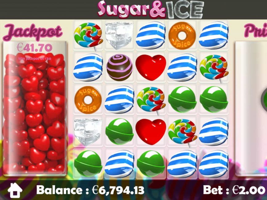Sugar and Ice casino slot machine