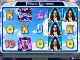 A picture of the online slot game The Prince of Lightning
