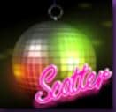 Scatter symbol of Disco Fever casino free game