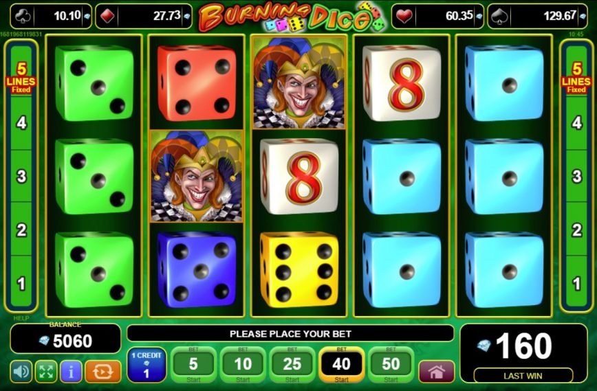 Rainbow Dice Slot Machine