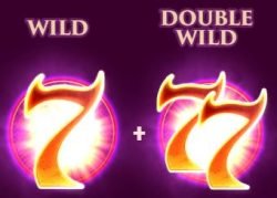 Wild and Double Wild of free slot game 7 Sins 