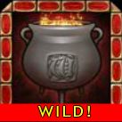 Wild symbol of Witches and Wizards online slot game 