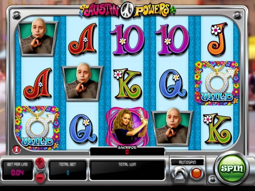 Casino slot machine Austin Powers