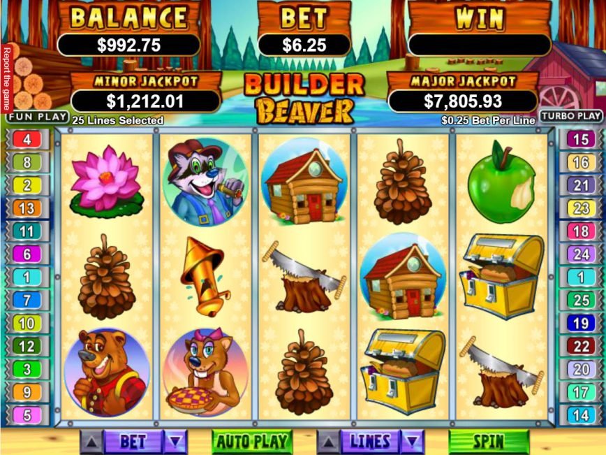 Casino slot game Builder Beaver no registration