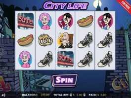 Spin slot game City Life online