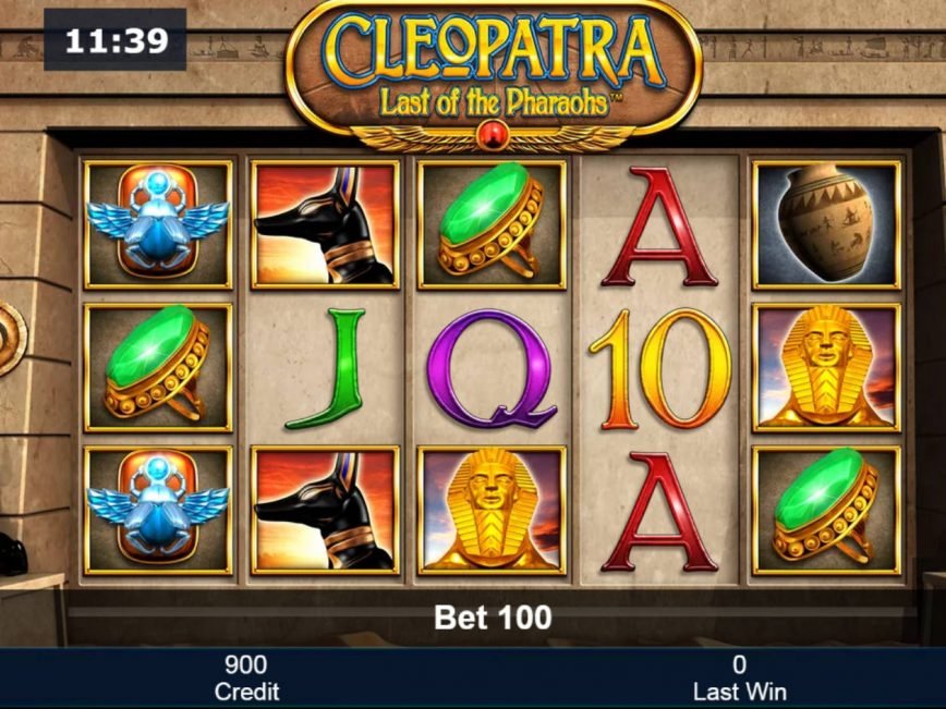 No deposit slot Cleopatra - Last of the Pharaohs