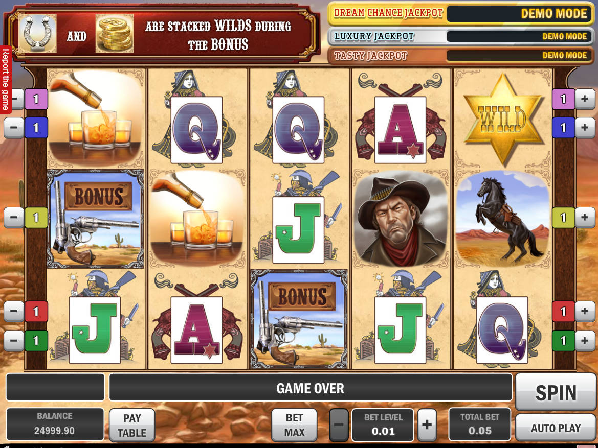 Play The Cowboy Treasure Slot Machine Free