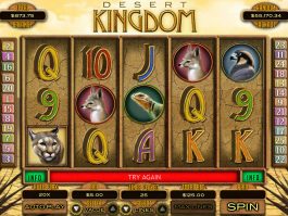 Play slot machine Desert Kingdom online