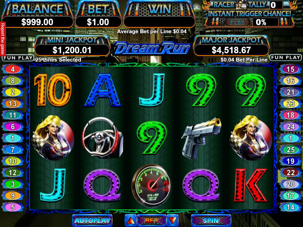Dream Run Slot Machine