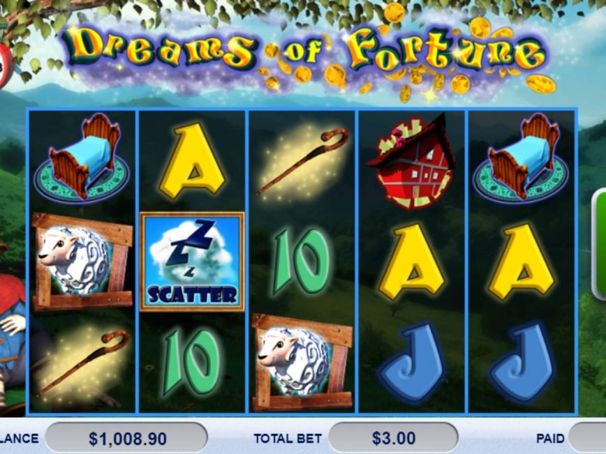 Casino slot machine Dreams of Fortune