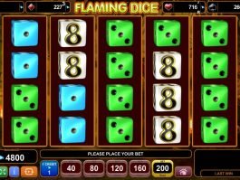 Casino slot machine Flaming Dice no registration