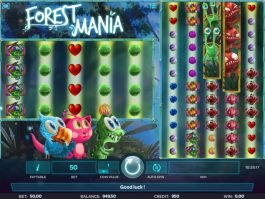 Forest Mania casino online slot game by iSoftbet