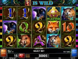 A picture of the slot game Forest Nymph