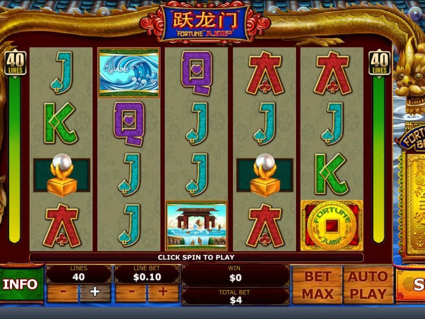 Spin slot machine Fortune Jump with no deposit