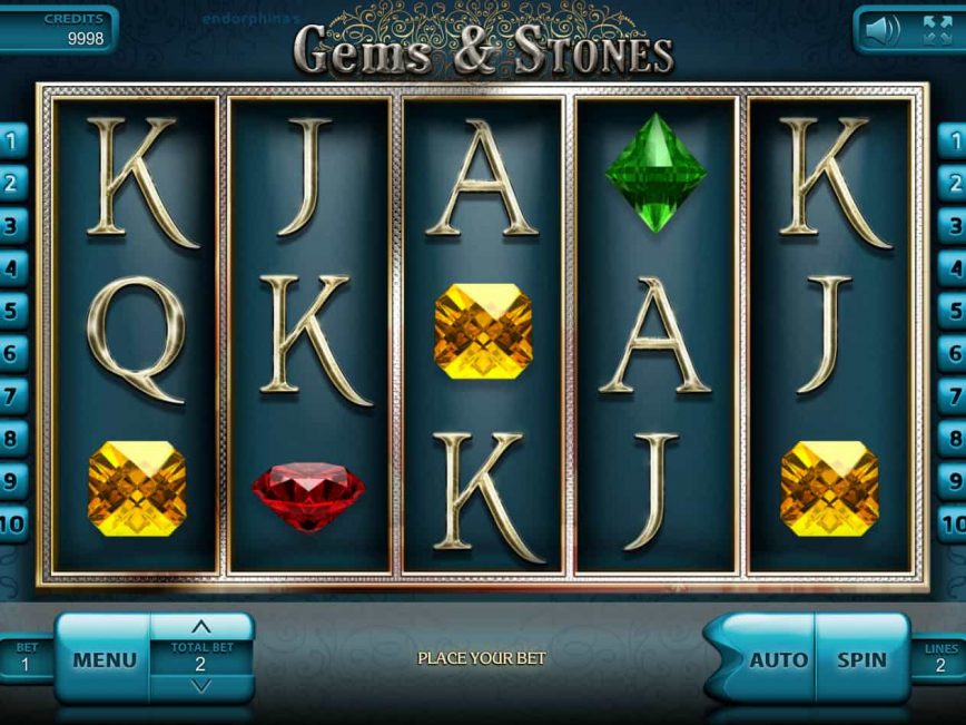 Play free casino game Gems and Stones