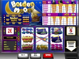 Play free slot machine Golden Moon