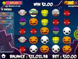Casino slot machine Halloween Emojis