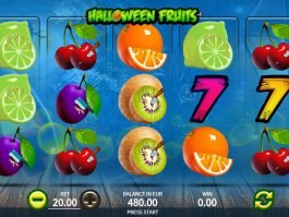Slot game by Synot Games Halloween Fruits