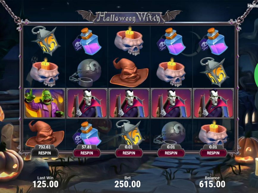 Casino free slot machine Halloween Witch