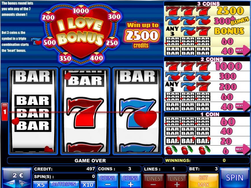 Free Bonus Slot Machines Online