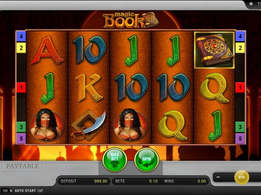 Spin free online slot Magic Book