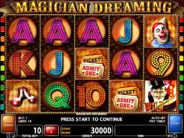 Slot machine with no deposit Magician Dreaming