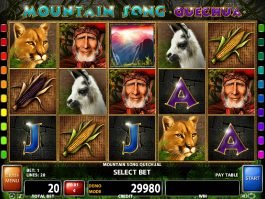 Free casino slot machine Mountain Song Quechua