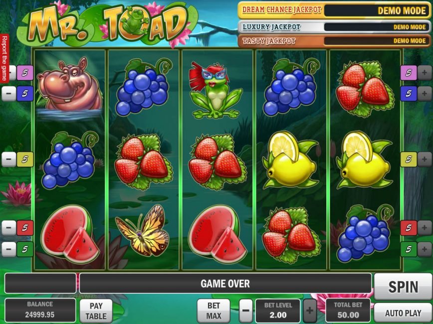 Play casino free game for fun Mr. Toad