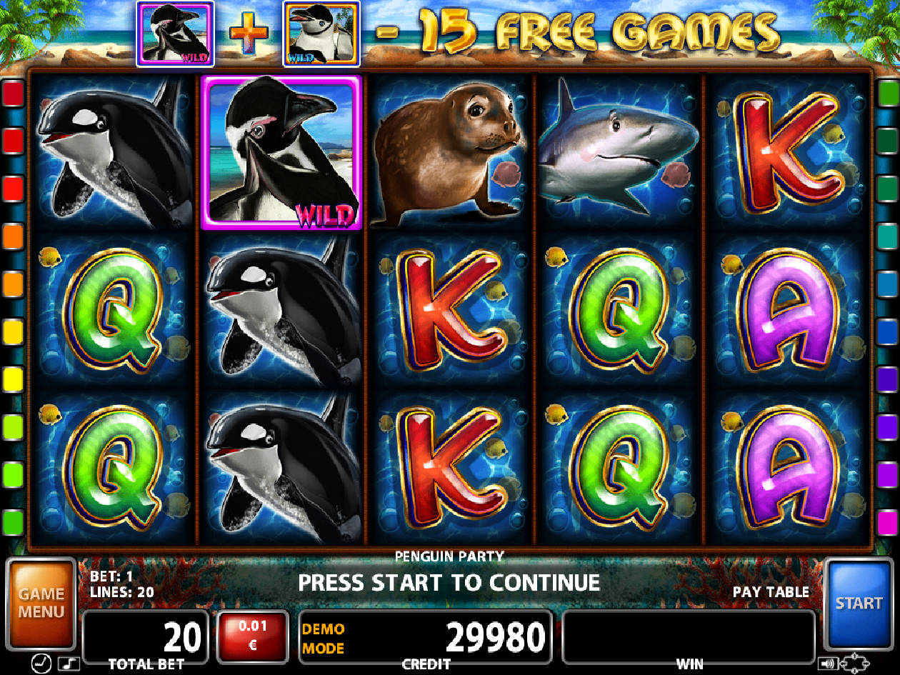 Penguins Slot Machine Game