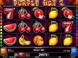 Spin free casino game Purple Hot 2