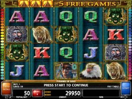A picture of the slot game Pyramid of Gold