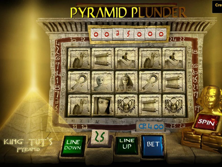 A picture of the slot game Pyramid Plunder