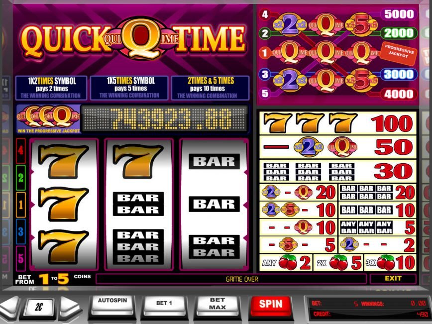 Play free online slot Quick Time