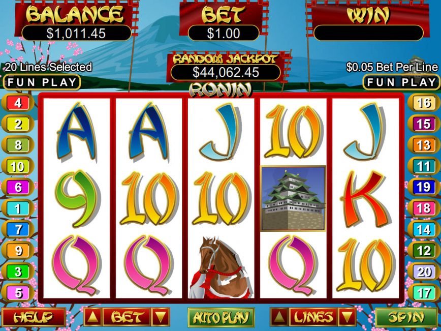 Casino slot machine Ronin online