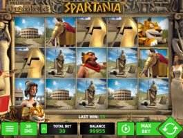A picture of the casino slot game Spartania