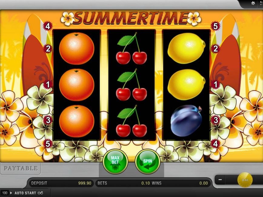 Free casino slot game Summertime