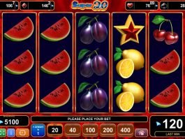 A picture of the Super 20 casino game