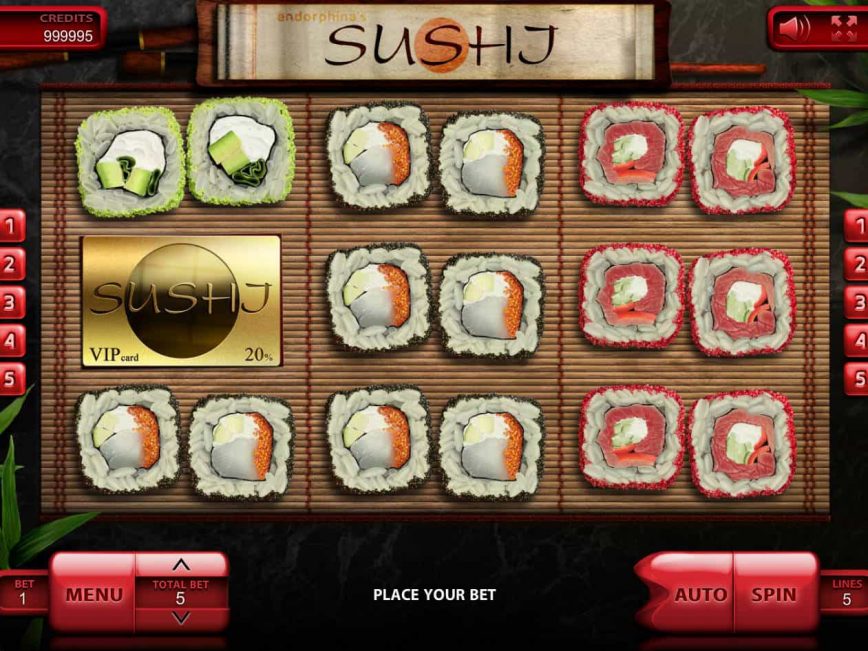 Online slot machine Sushi with no deposit