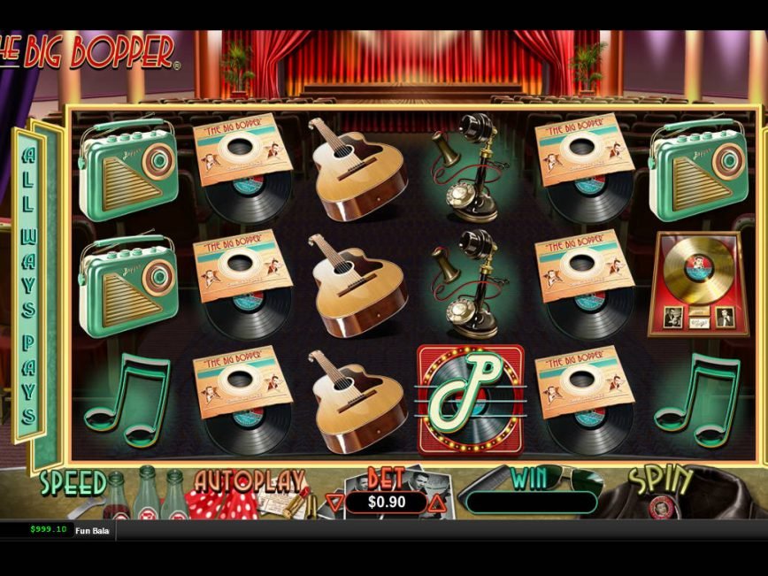 Casino slot machine The Big Bopper by RTG