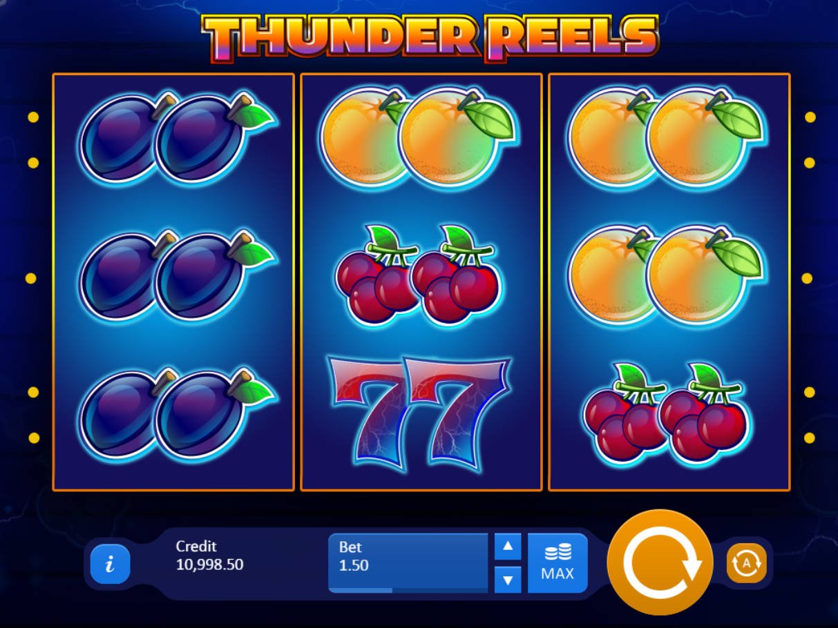 thunder reels игровой автомат