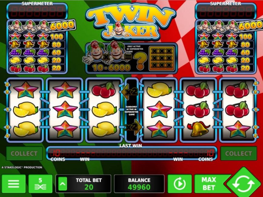 Play casino free game Twin Joker online
