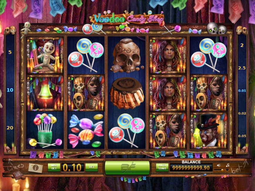 Voodoo Candy Shop slot machine for fun